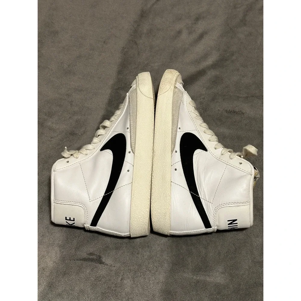 Nike Court High Top Womens Size 6 Black/White - Picture 5 of 8
